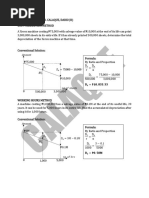 Mock DEPRECIATION