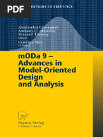 (Contributions To Statistics) Prof. Vladimir V. Anisimov (Auth.), Alessandra Giovagnoli, Anthony C. Atkinson, Bernard Torsney, Caterina May (Eds.) - mODa 9 - Advances in Model-Oriented Design and Anal