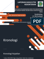Laporan Kasus Etik Kedokteran