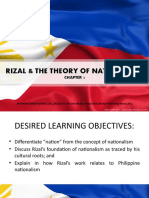 Rizal and The Theory of Nationalism
