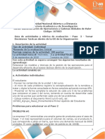 Guía de actividades y Rúbrica de evaluación - Unidad 1 - Paso 2 - Tomar Decisiones Tácticas dentro de la GO de la Organización