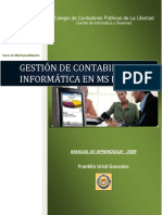 Gestion de Contabilidad Informatica en MS Excel - Franklin Uriol Gonzales - 2009 PDF