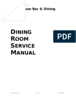 Casual Dining Room Service Manual