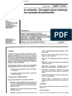 NBR 12253 - 1992 - Solo Cimento - Dosagem para pavimento.pdf
