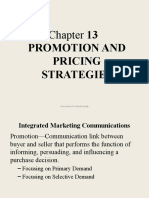 Promotion and Pricing Strategies: University of Central Punjab