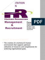 Persentation ON: Management & Recruitment