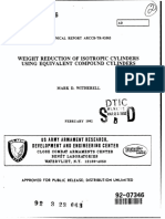 Weight Reduction of Isotropic Cylinders Using Equivalent Compound Cylinders