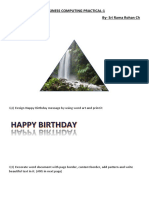 Business Computing Practical-1 PDF