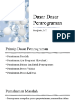 Dasar Dasar Pemrograman