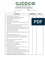 Enema Administration Checklist