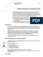 Special Accounting Journals