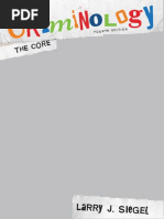Criminology The Core, 4th Edition | PDF