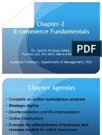 Chapter-2 E-Commerce Fundamentals: Dr. Samim Al Azad (SAA2) Assistant Professor, Department of Management, NSU