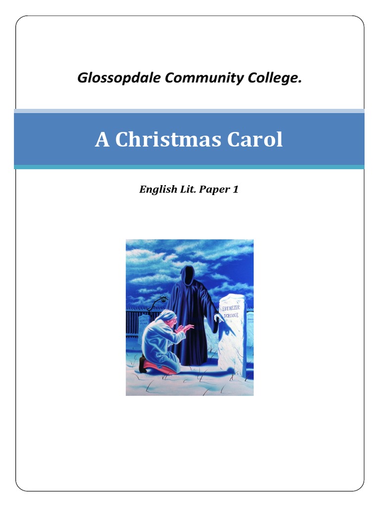 R1 A Christmas Carol Revision Booklet PDF Tiny Tim (A Christmas