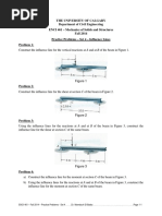 Practice Problems Set 4 Influence Lines PDF