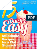 15 Flat Belly Milk Shake Recipes