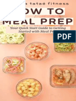 Meal Prep Quick Start Guide 