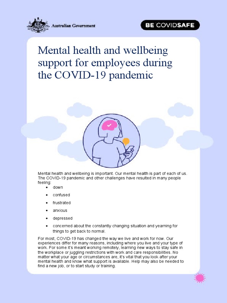 Employee Mental Health Support During COVID | PDF | Telecommuting ...