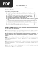 CPSC 4620/6620 Quiz #6 Name: - Date