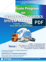 Certificate Program On Integrated Logistics System Management