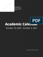 Academic Calendar 2020 2021 PDF