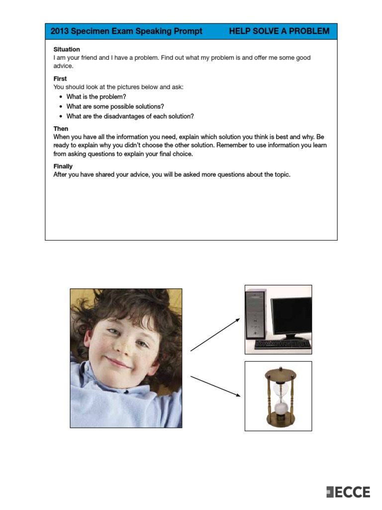 Speaking Prompt: Problem Solving Tips | PDF | Self-Improvement