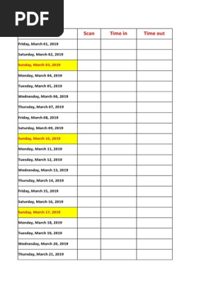 Time Sheet