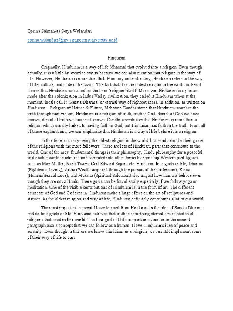 Hinduism Pdf Moksha Dharma