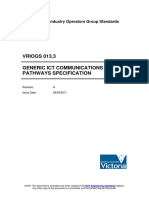 VRIOGS 013.3 Generic ICT Communications Pathways Specification