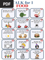 Food Speaking Cards CLT Communicative Language Teaching Resources Conv - 118077