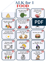 Food Speaking Cards CLT Communicative Language Teaching Resources Conv - 118077