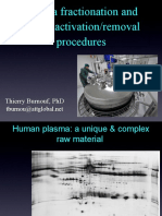 Plasma Fractionation and Viral Inactivation/removal Procedures