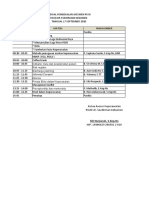 Rundown Pembekalan Asesi