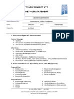 Wind Prospect LTD Method Statement: Project: Method Statement Title Ref No: Date: Prepared by