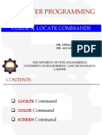 Lec-3 Color & Locate Commands