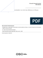 Le Traite Relatif A Lharmonisation Du Droit Des Affaires en Afrique PDF