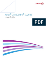 Xerox Docucentre Sc2020: User Guide