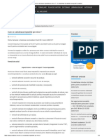 Cum Se Calculeaza Impozitul Pe Micro - Contabilitate Fiscalitate Monografii Contabile PDF