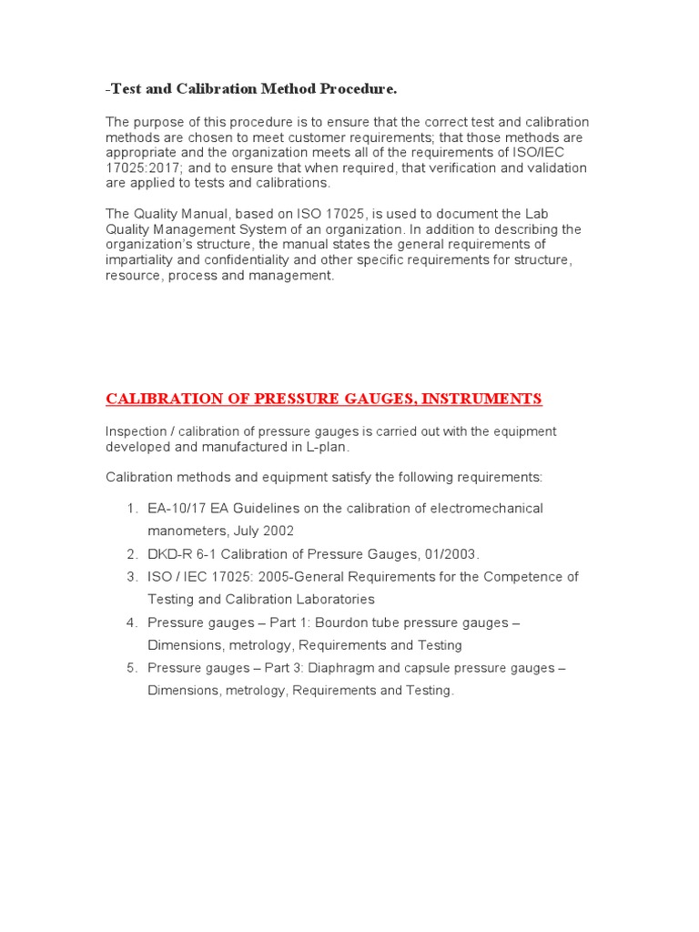 Ensuring Accurate Testing and Calibration of Pressure Gauges and