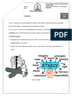 Chapter 2: Ethical Issues in Research:: 2.1 Ethics
