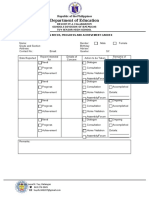 Learner Progress Report from Tuy Senior High School