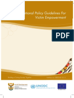 National Policy Guidelines For Victim Empowerment PDF