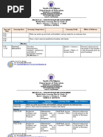 Department of Education: Region Iv-A Calabarzon Schools Division of Batangas Tuy Senior High School Luna St. Tuy Batangas