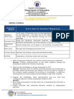 Assessment Method in The Dl.