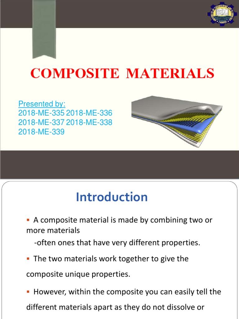 Composite Materials Overview | PDF | Composite Material | Materials