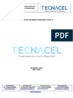 Protocolo de Bioseguridad Tecnacel Ltda