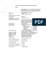 Informe de Saldo de Obra PDF