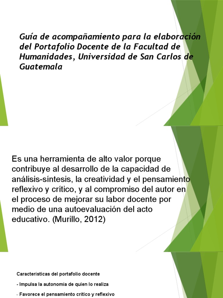 Guía para el Portafolio Docente 2025 | PDF | Maestros | Evaluación