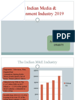 The Indian Media & Entertainment Industry 2019