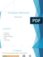 Computer Networks: IP Address, Subnet Mask, CIDR & Sub-netting